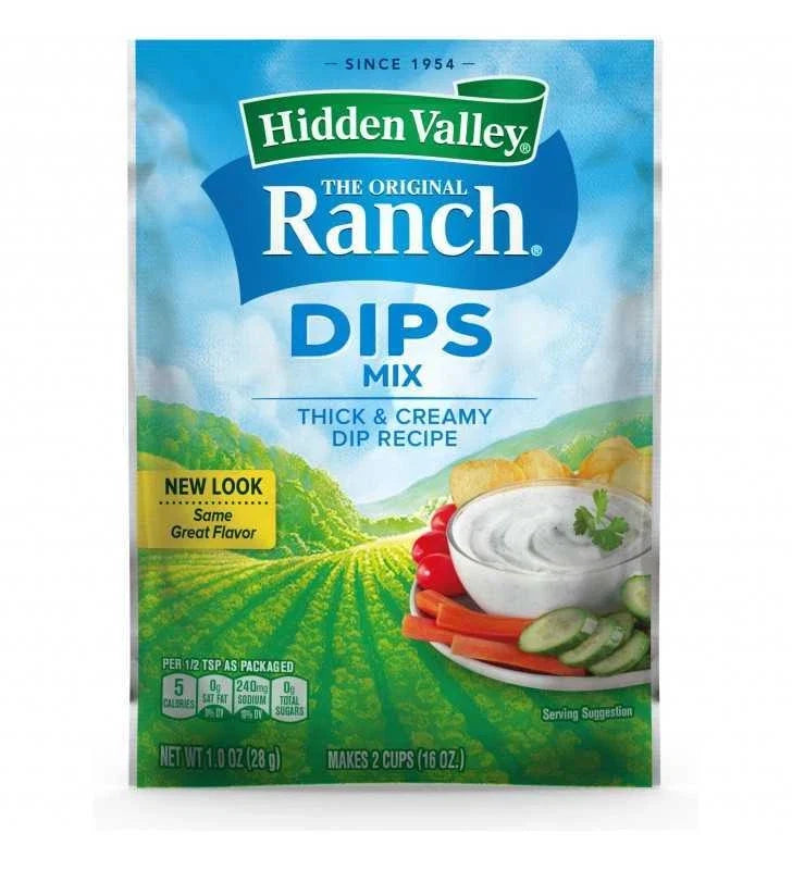 Hidden Valley Original Ranch Dips Mix 28g (Pack of 3) (Best Before : 31 Jan 2026)