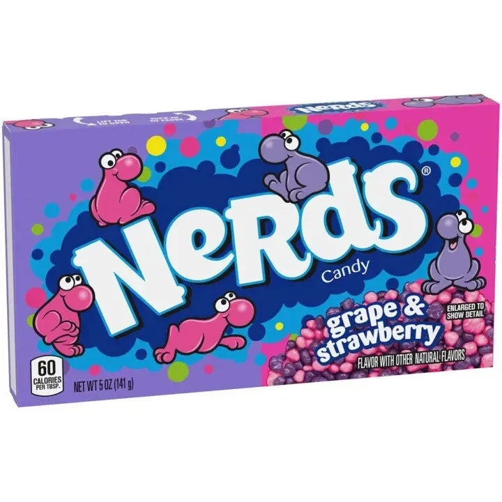 Nerds Grape Strawberry Candy Theatre Box 141.7g