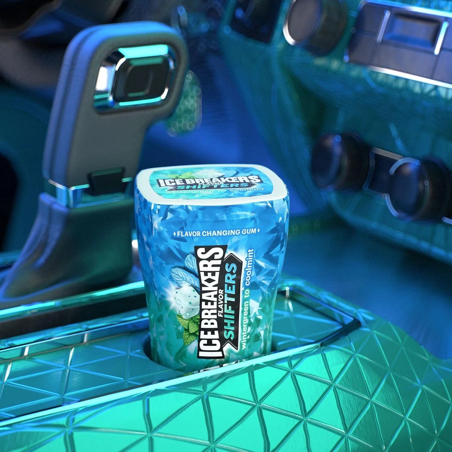 Ice Breakers Ice Cubes Wintergreen/ Coolmint Flavors 92g (Pack of 4)