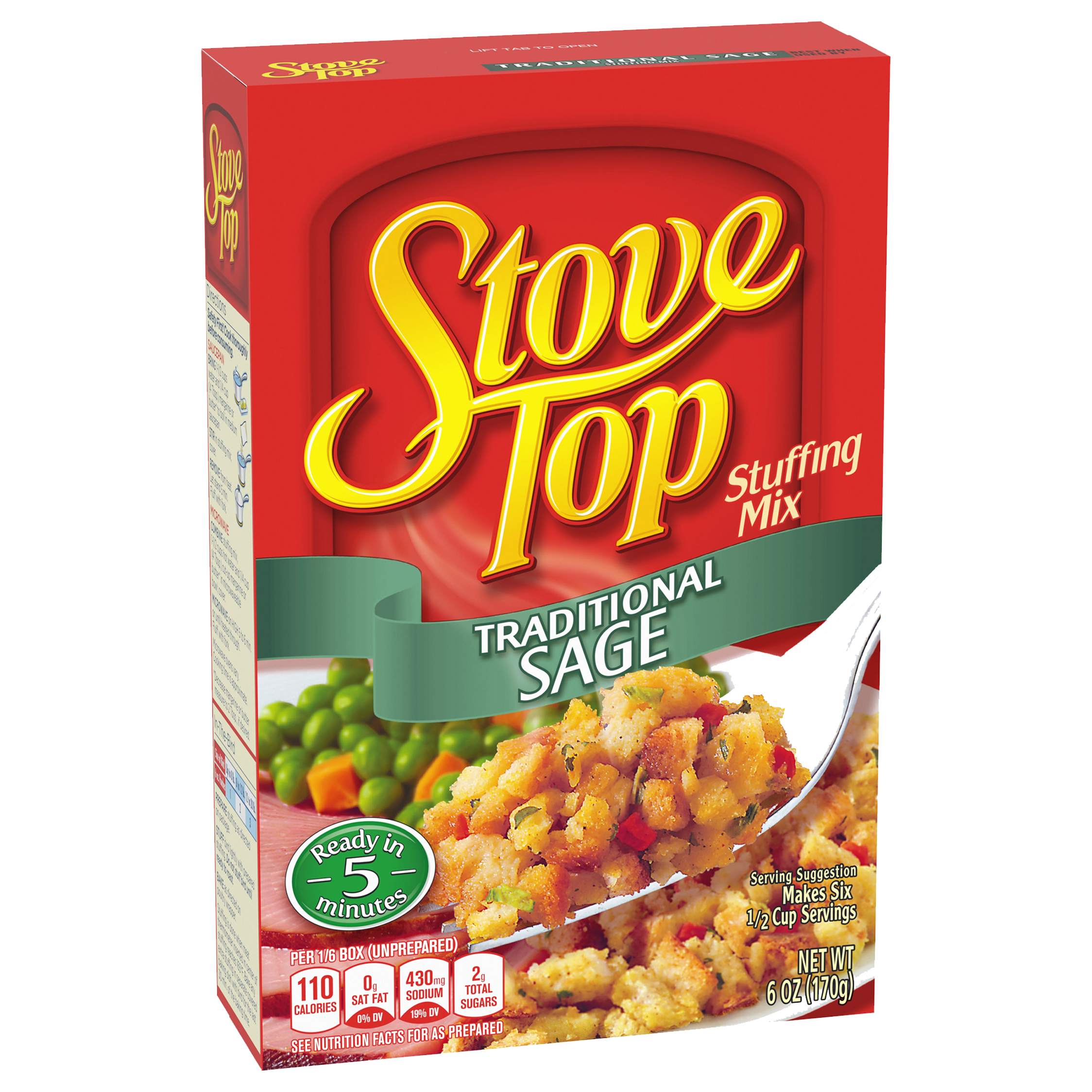 Stove Top Traditional Sage Stuffing Mix 170g (Best Before : 06 June 2026)