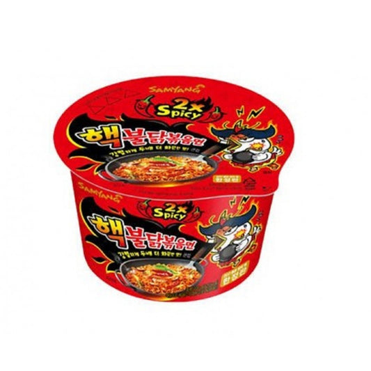 Samyang 2X Spicy Hot Chicken Flavor Ramen Big Bowl 105g ( Best Before Date :-16/04/2025)