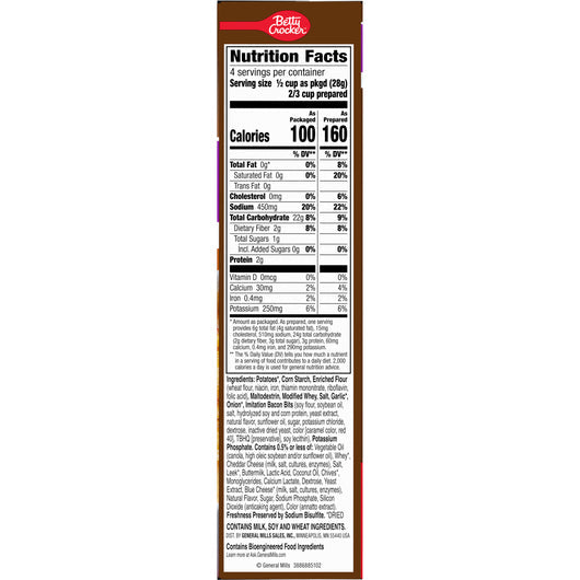 Betty Crocker Loaded Casserole Potatoes 113g
