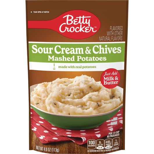 Betty Crocker Sour Cream Chive Mashed Potatoes 113g (Best Before Date:- Oct/2026)