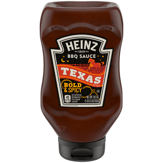 Heinz Texas Bold & Spicy BBQ Sauce 552g(Best Before Date :-10/10/2025)