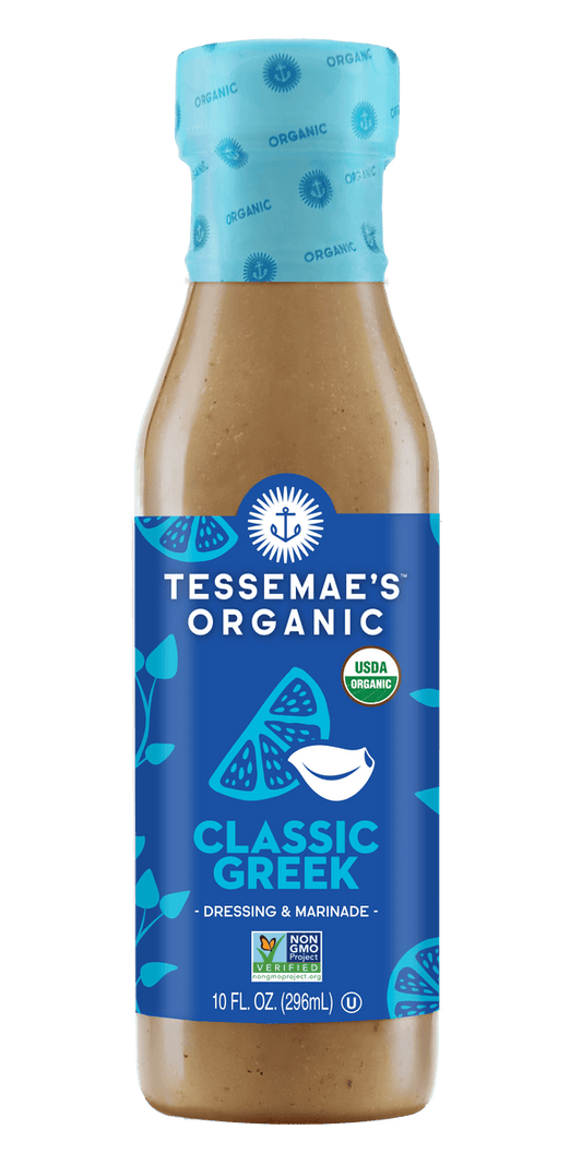 Tessemae's Organic Pantry Classic Greek Dressing 296ml (Best Before Date 01/03/2026)
