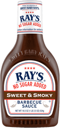 Ray's No Sugar Added Sweet & Smoky Barbecue Sauce 524g