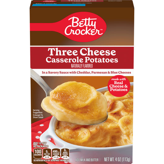 Betty Crocker Three Cheese Casserole Potatoes 113g (Best Before 09/2026)
