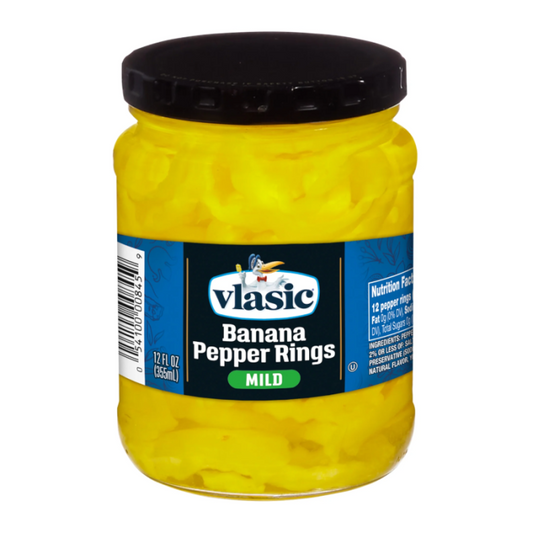 Vlasic Mild Banana Pepper Rings 355ml