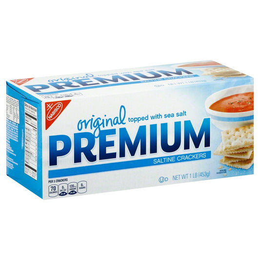 Nabisco Premium Original Saltine Crackers 453g (Best Before Date 25/10/2022)
