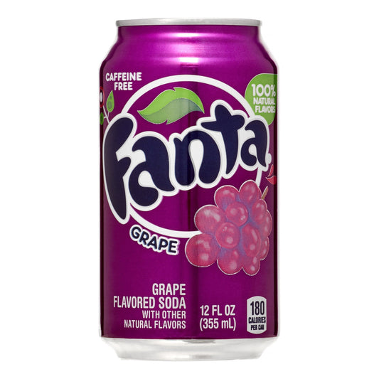 Fanta Grape Flavoured Soda 355ml