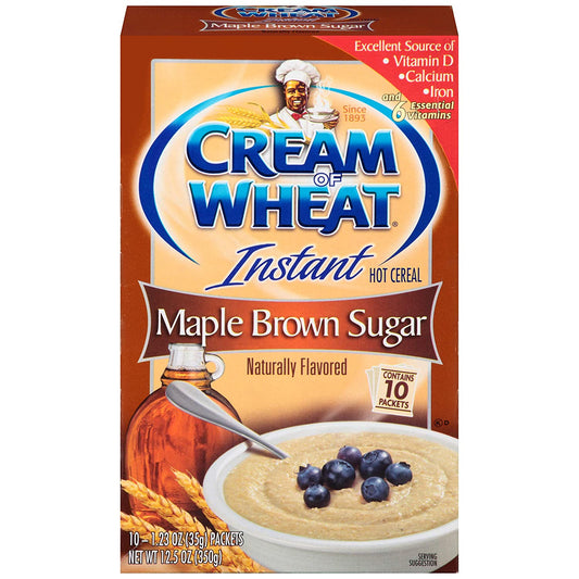 Cream of Wheat Instant Maple Brown Sugar Hot Cereal 350g