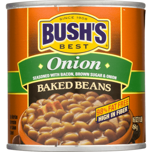 Bush's Onion Baked Beans 454g sold by American Grocer in the UK