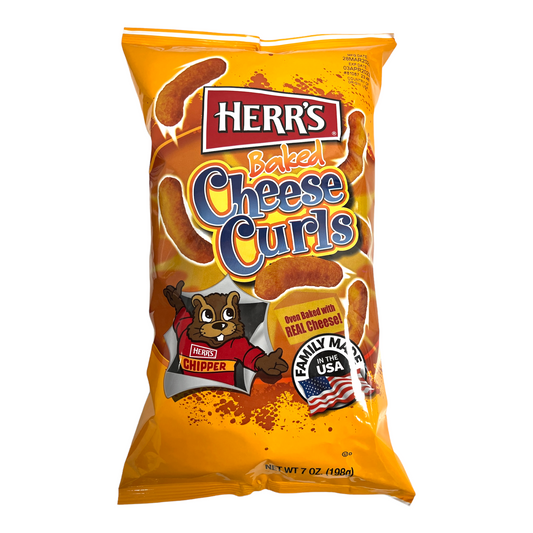 Herr's Baked Cheese Curls 198g