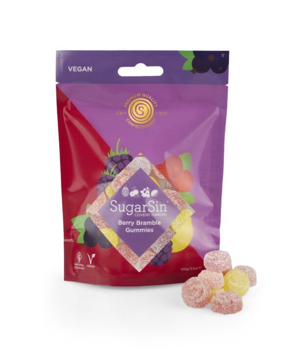 SugarSin Berry Bramble Gummies 100g (Vegan)