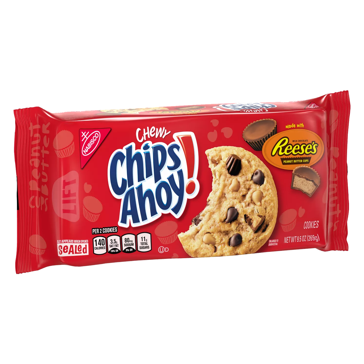 Nabisco Chip Ahoy! Chewy Reese's Peanut Butter Cookies 269g