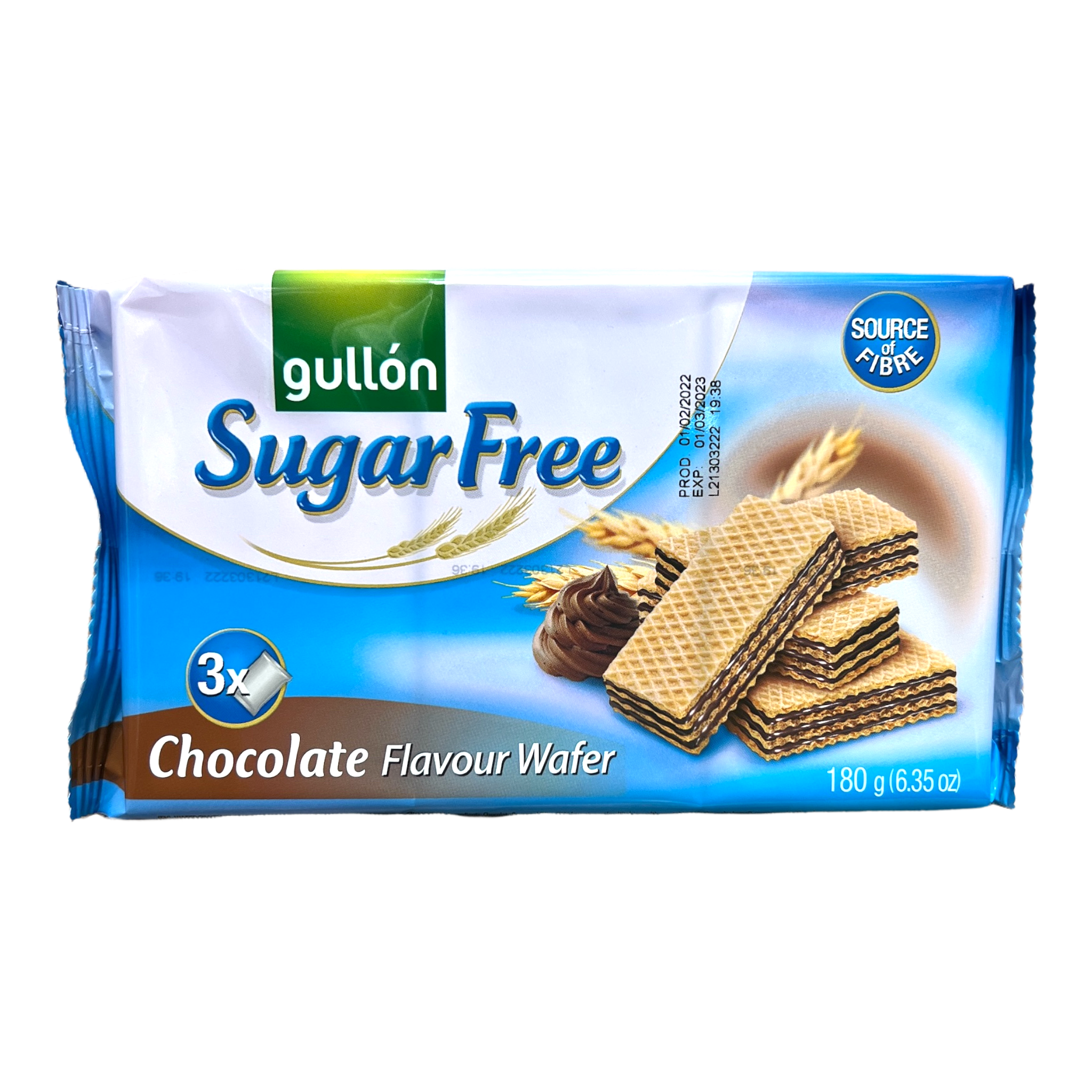 Gullon Sugar Free Chocolate Flavour Wafer 180g [Spain]