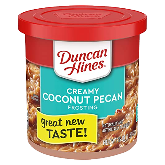 Duncan Hines Creamy Coconut Pecan Frosting 425g sold by American grocer Uk