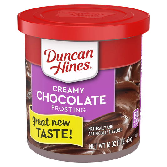 Duncan Hines Creamy Chocolate Frosting 454g sold by American grocer Uk