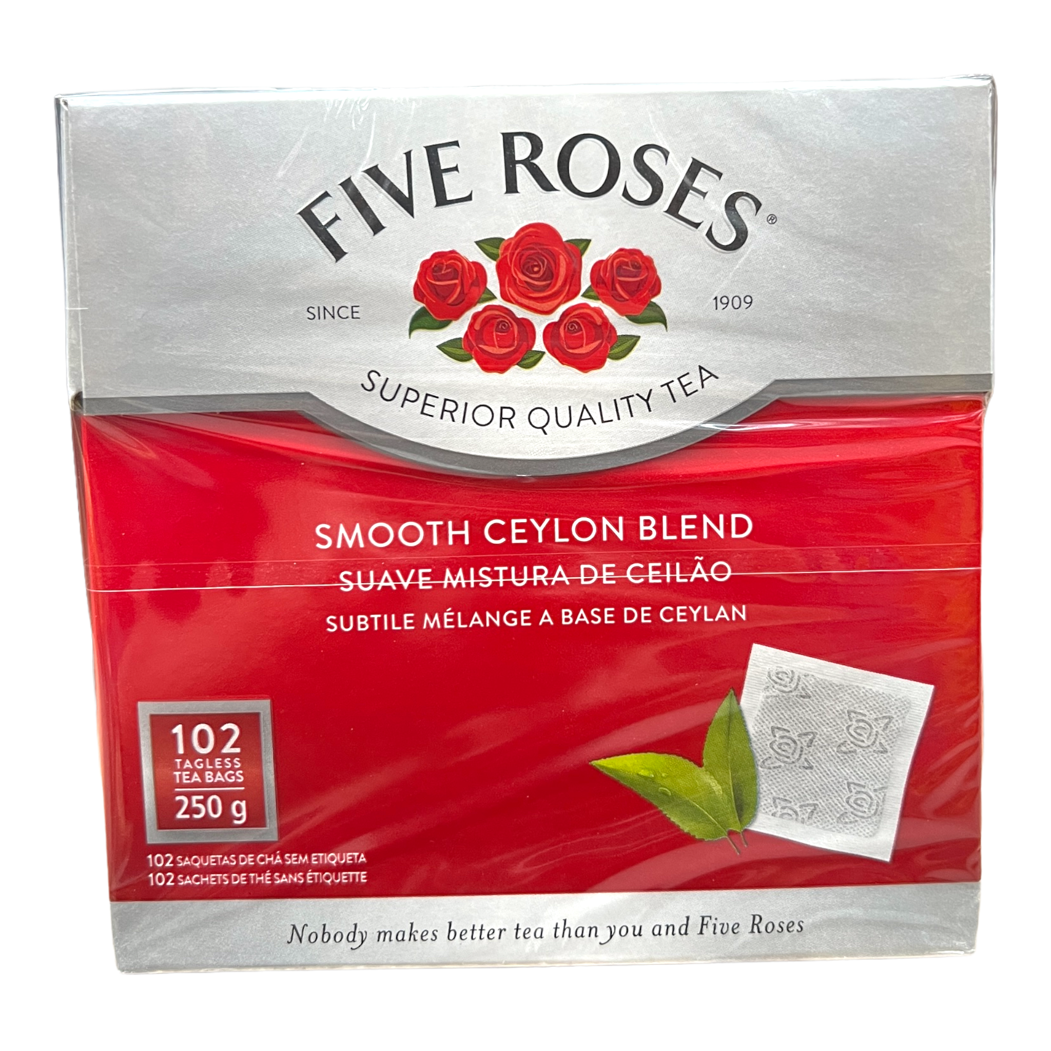 Five Roses Smooth Ceylon Blend Superior Quality Tea 250g [South African]