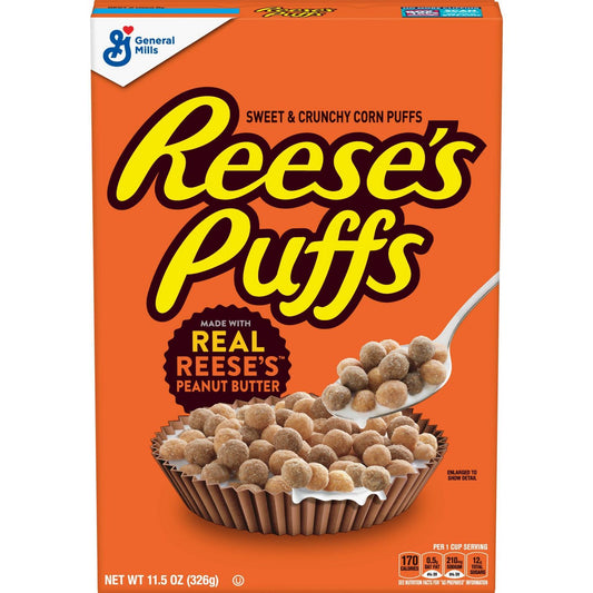 General Mills Reese's Puffs Peanut Butter Cereal 326g