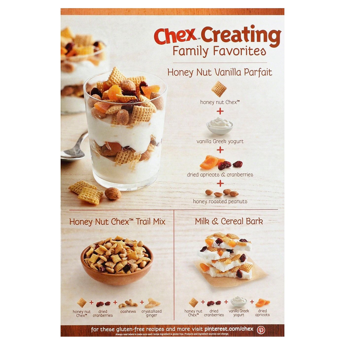 General Mills Honey Nut Chex Cereal 354g