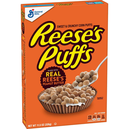 General Mills Reese's Puffs Peanut Butter Cereal 326g