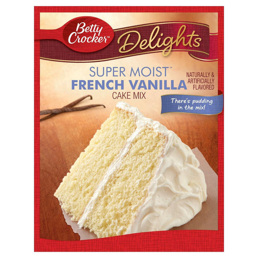 Betty Crocker Super Moist French Vanilla Cake Mix 432g sold by American Grocer in the UK