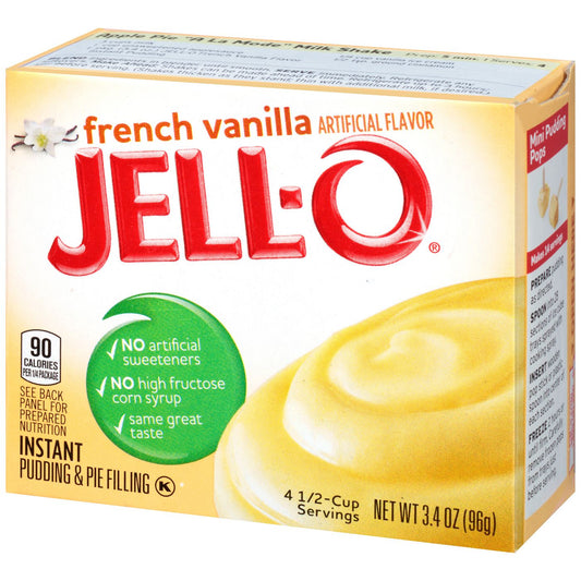 Jell-O French Vanilla Instant Pudding & Pie Filling 96g