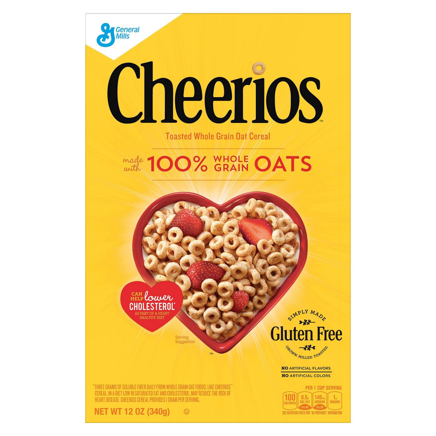General Mills Cheerios Original Cereal 340g (Best Before : 09 Nov 2025)