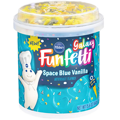 Pillsbury Funfetti Galaxy Space Blue Vanilla Frosting 442g