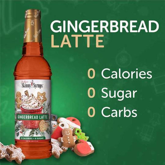 Jordan's Skinny Sugar Free Gingerbread Latte Syrup 750ml