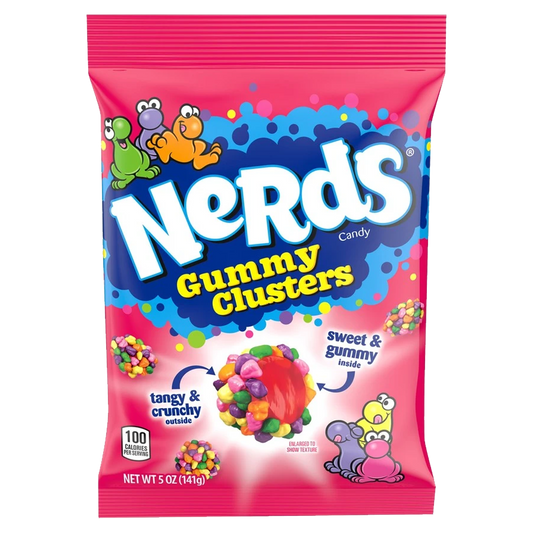 Nerds Gummy Clusters Peg Bag 141g