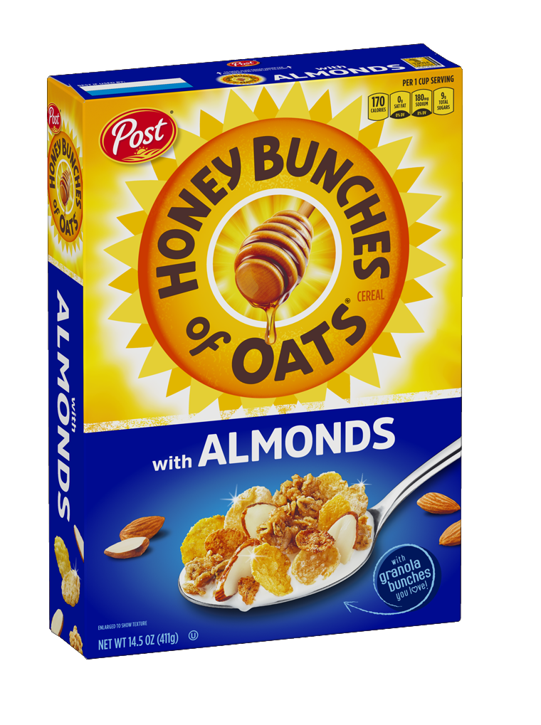 Post Honey Bunches of Oats with Almond Cereal 340g