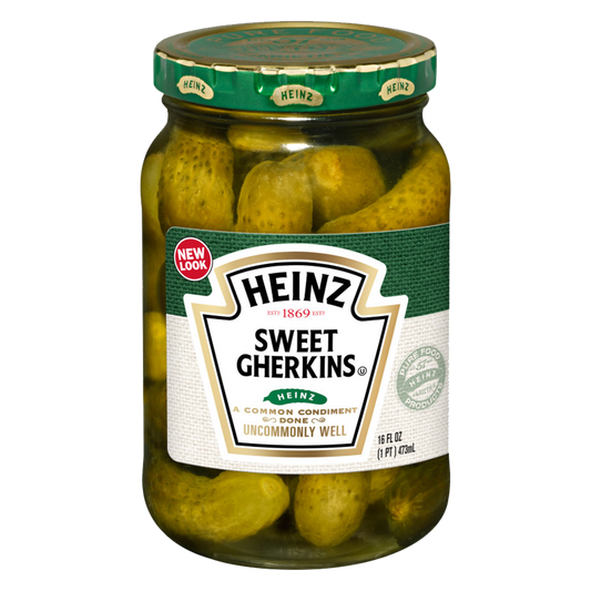 Heinz Sweet Gherkins Pickle 473ml