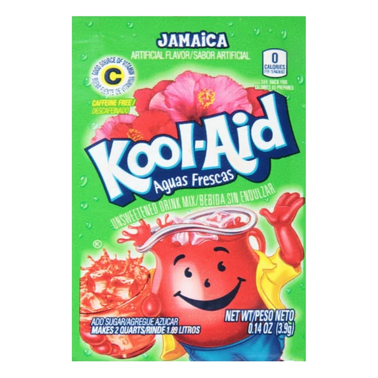 Kool-Aid Aguas Frescas Jamaica Unsweetened Drink Mix 3.9g