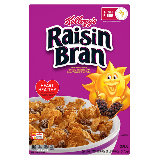 Kellogg's Raisin Bran Cereal 470g