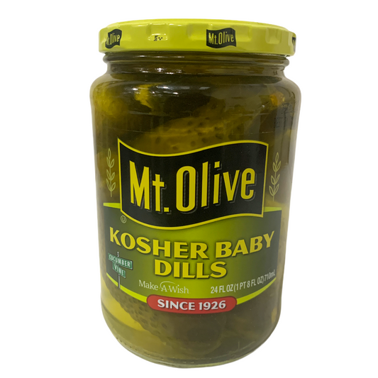 Mt. Olive Kosher Baby Dills 710ml