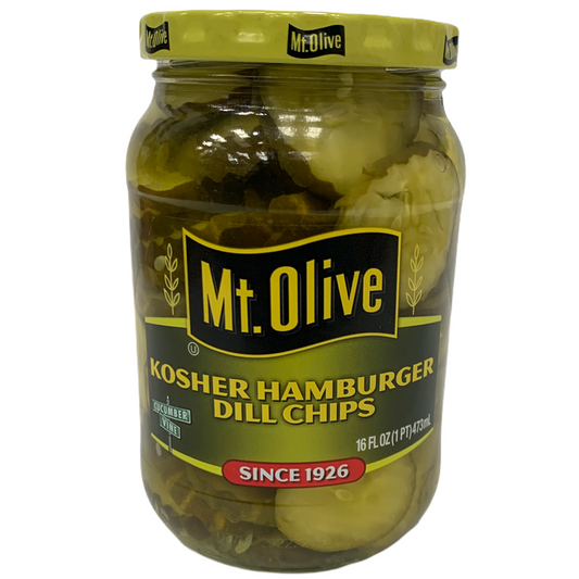 Mt. Olive Kosher Hamburger Dill Chips 473ml