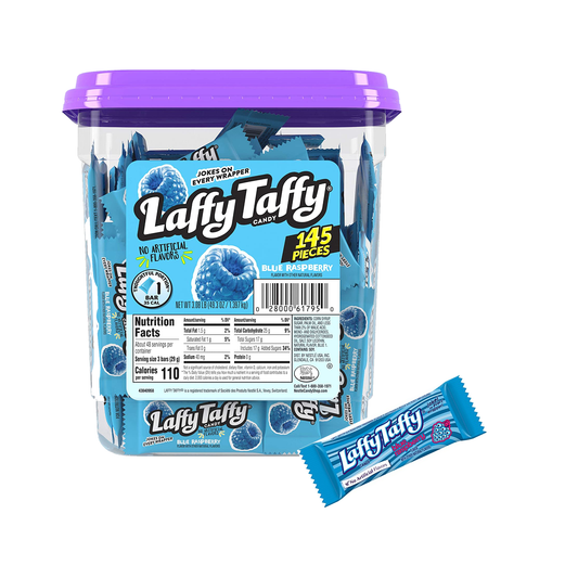 Laffy Taffy Blue Raspberry Mini Candy Single