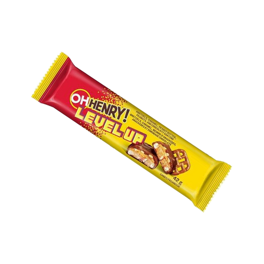 OH Henry! Level Up Candy Bar 42g [Canadian] (Best Before Date 09/2022)