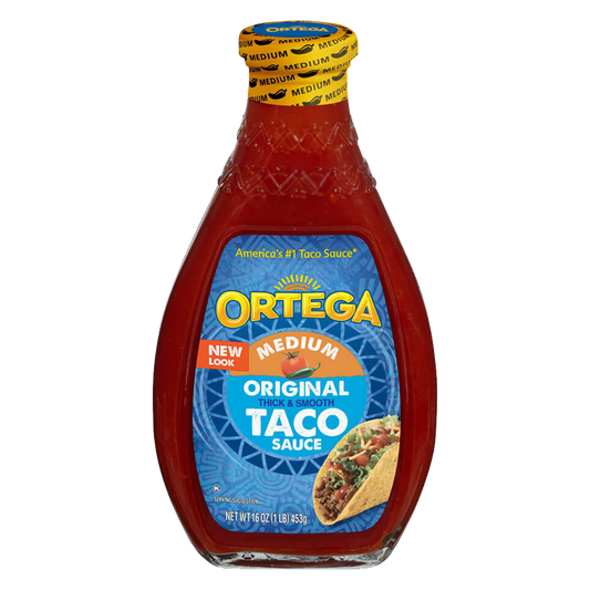 Ortega Original Medium Thick & Smooth Taco Sauce 453g
