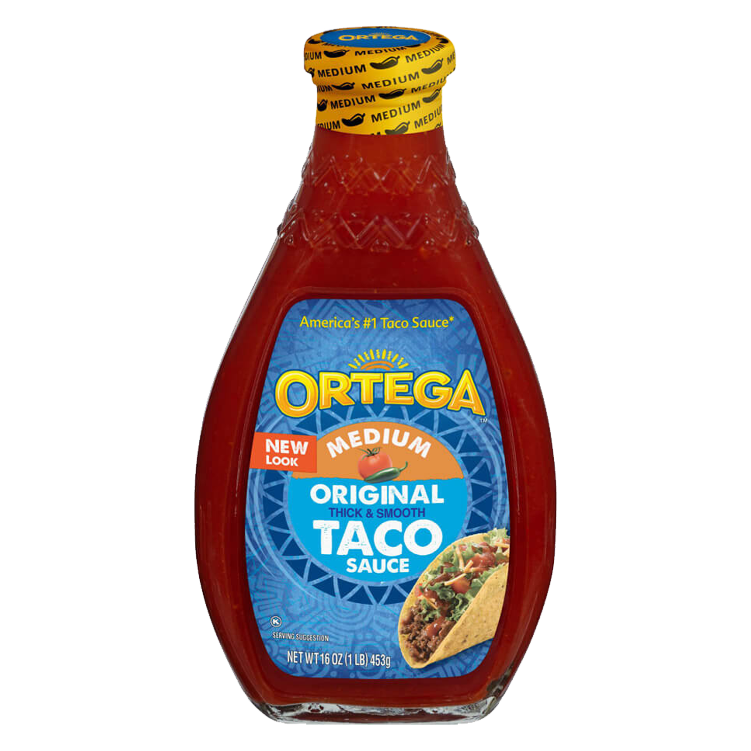Ortega Original Medium Thick & Smooth Taco Sauce 453g