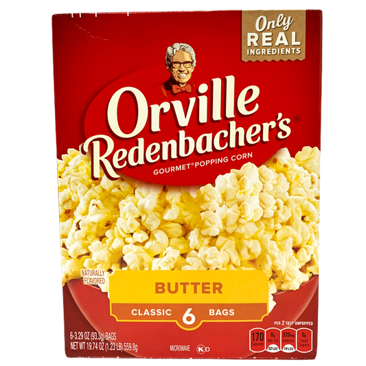 Orville Redenbacher's Butter Popping Corn 559.8g (6 x 93.3g)