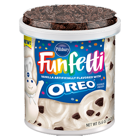 Pillsbury Funfetti Vanilla with Oreo Cookie Frosting 442g