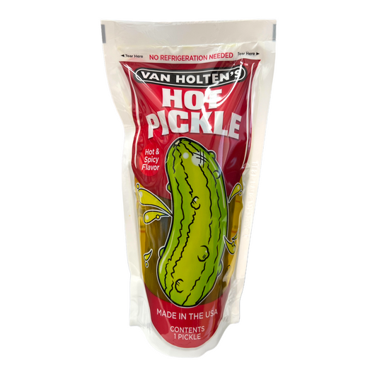 Van Holten's Pickle-In-A-Pouch Hot Pickle Hot & Spicy Flavour 1ct