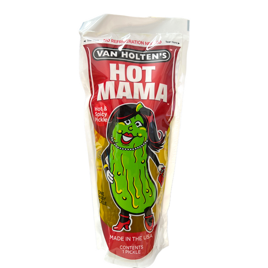 Van Holten's Pickle-In-A-Pouch Hot Mama Hot & Spicy Pickle 1ct