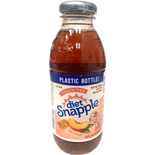 Snapple All Natural Diet Peach Tea Flavoured Juice Drink 473ml