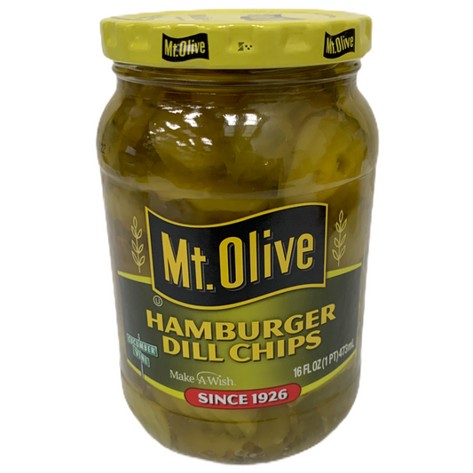 Mt. Olive Hamburger Dill Chips 473ml
