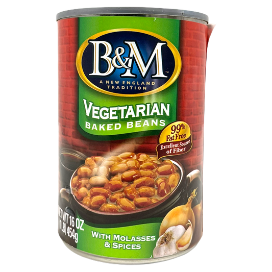 B&M Vegetarian Baked Beans 454g sold by American Grocer in the UK