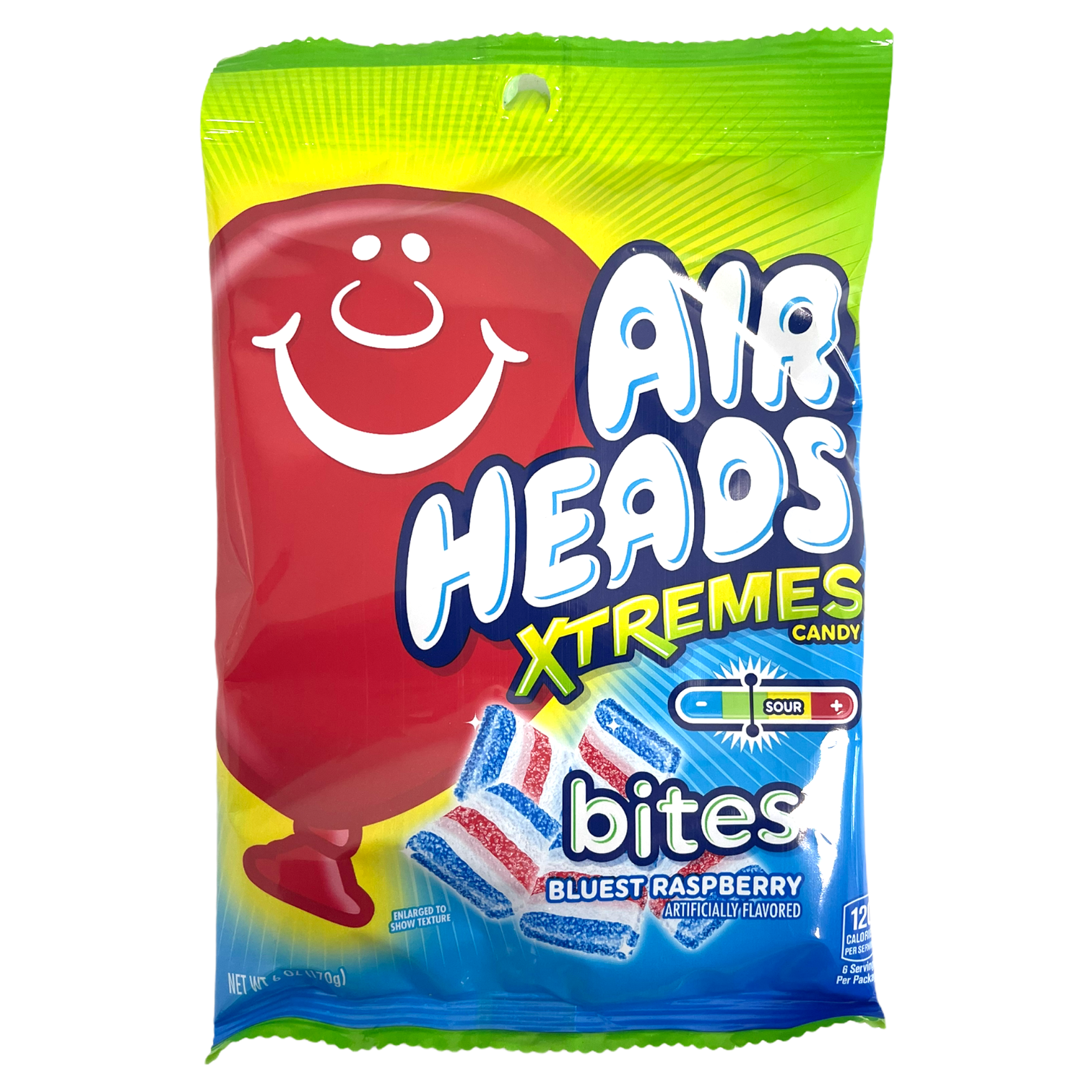 Airheads Xtremes Bites Bluest Raspberry Candy 170g sold by American Grocer in the UK